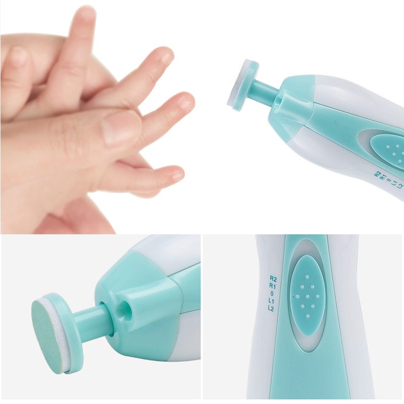 Electric Baby Nail Trimmer – Safe Infant Nail File & Grooming Kit
