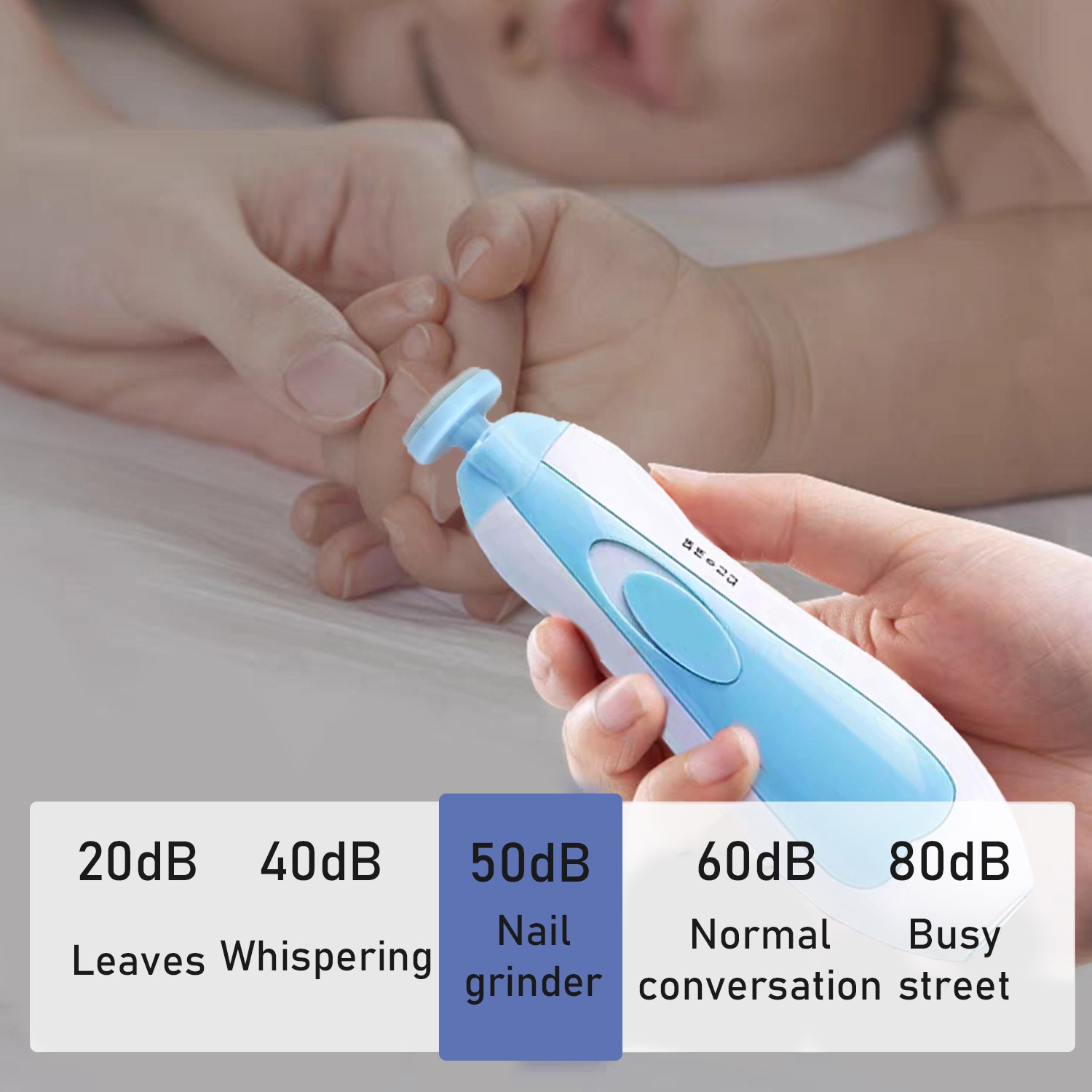 Electric Baby Nail Trimmer – Safe Infant Nail File & Grooming Kit - Image 4