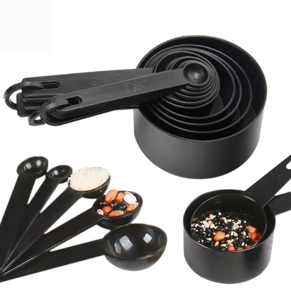 Plastic Measuring Spoons Cups Measuring Set Tools For Baking Coffee