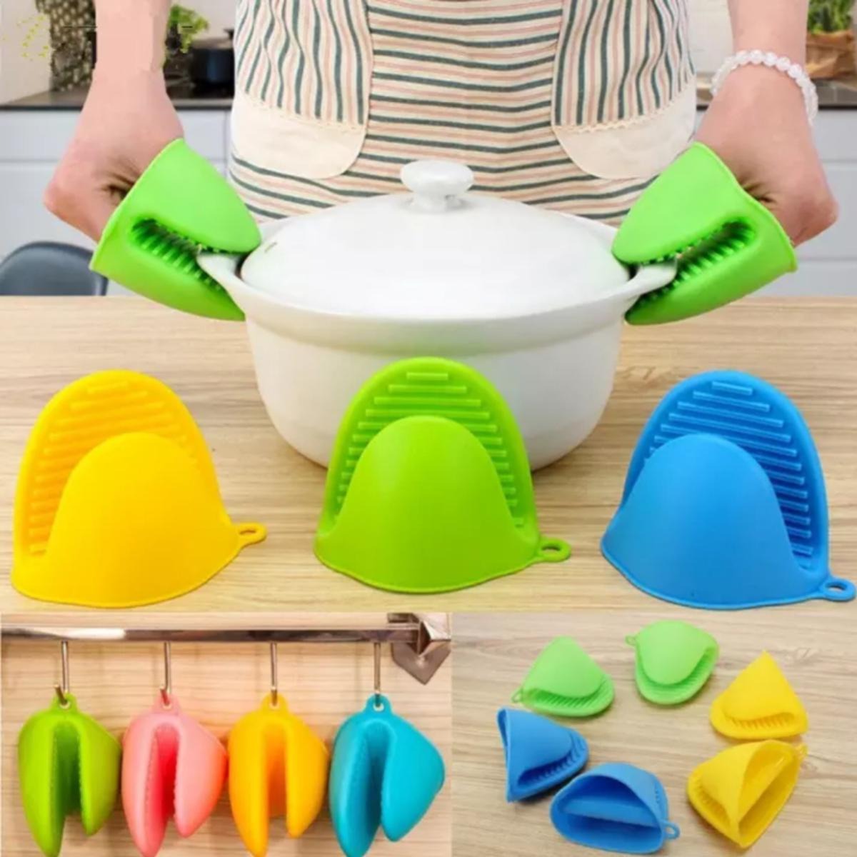 Heat Resistant Silicone Kitchen Pot Handle Covers