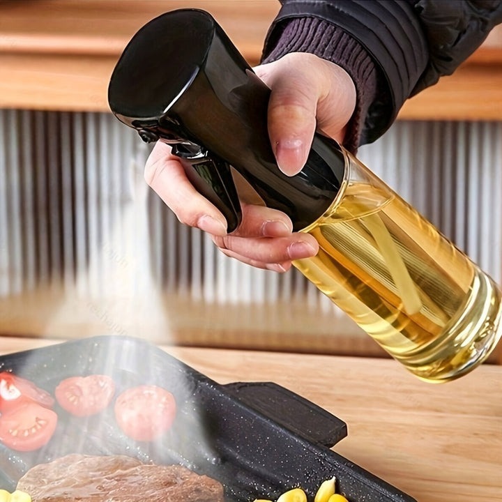 Premium Glass Oil Spray Bottle for Cooking & Kitchen Use